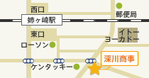 �o����w���܂ސ[�쏤�����ӂ̒n�}